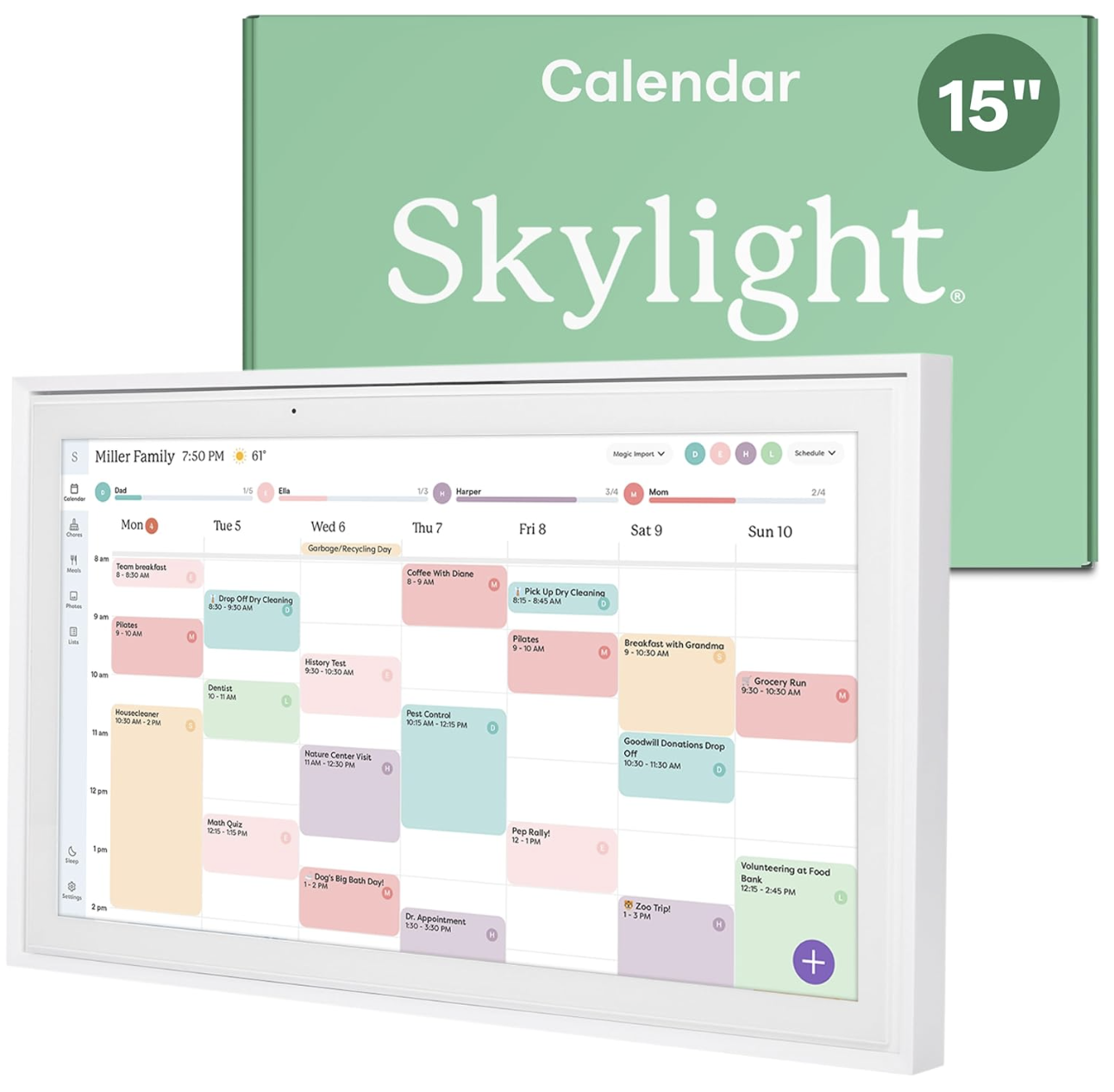 Digital Planner, Calendar & Chore Chart