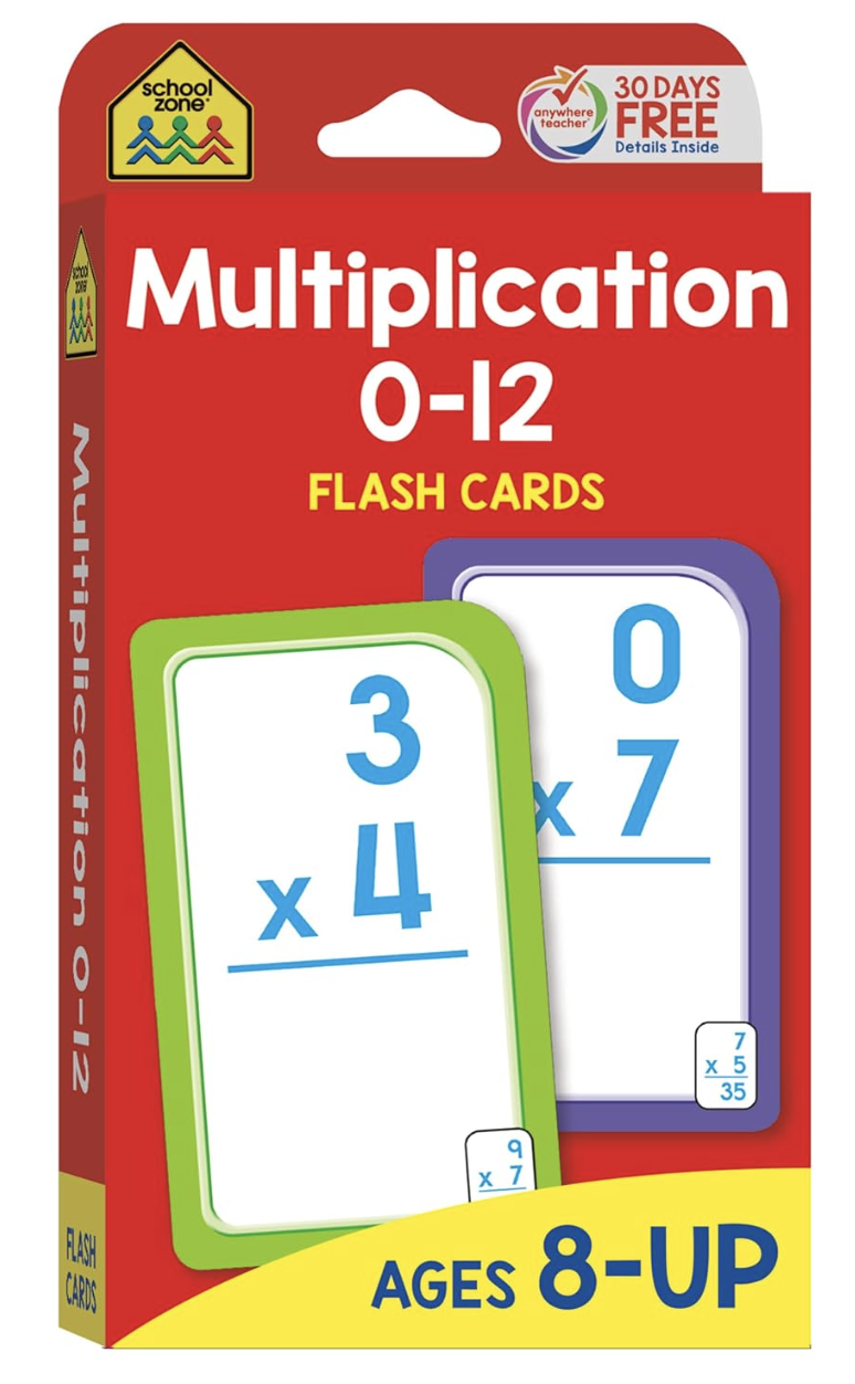 Multiplication Flash Cards