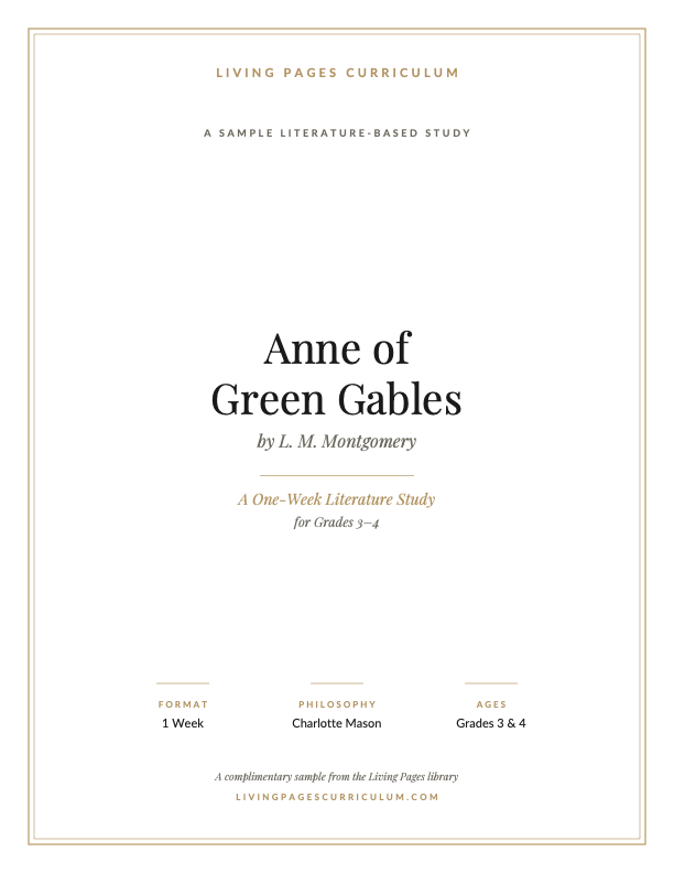 Curriculum Guide: Anne of Green Gables